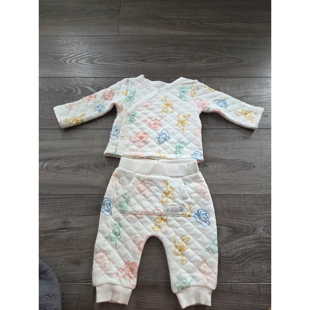 Primark baby‎ girl quilted outfit 0-3 mos